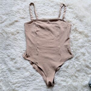 Forever 21 Women's Tan Bodysuit